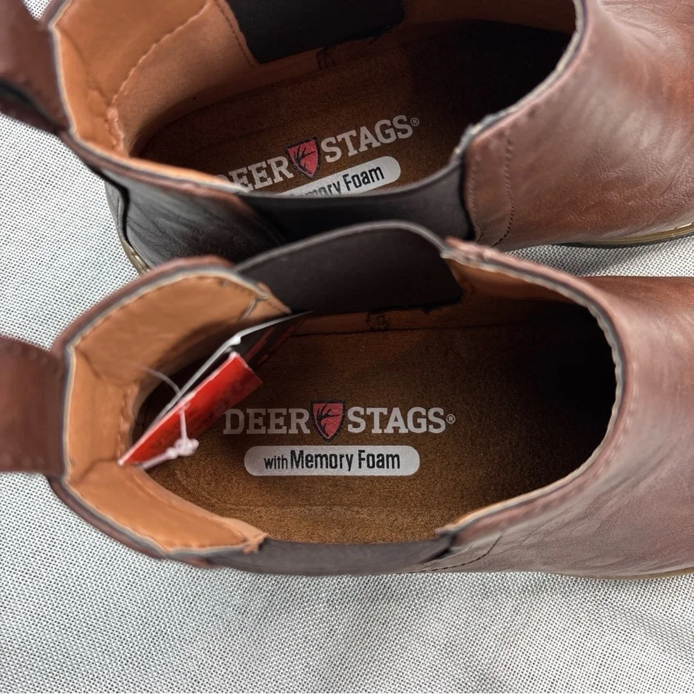 Deer Stags Men's Rockland Boot Brown Size 12 M